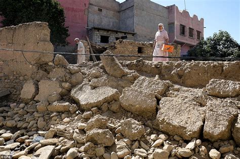 Moroccan survivors now face being crushed by falling boulders dislodged by earthquake as they ...