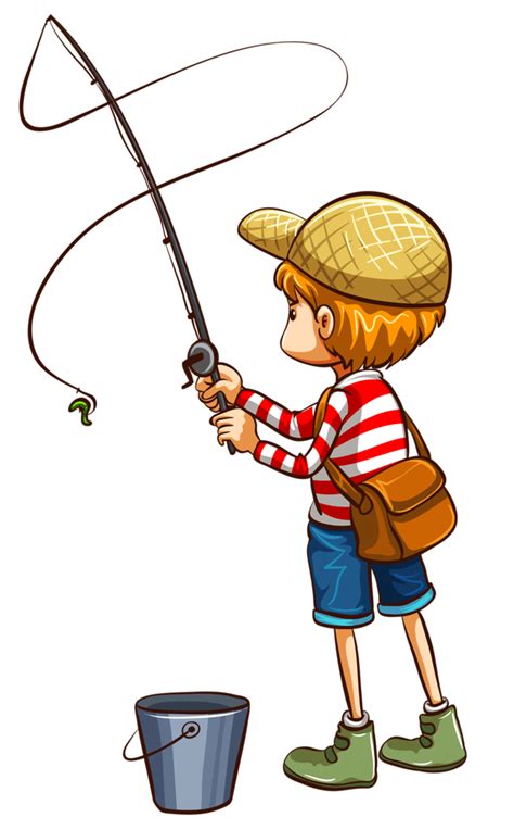 Boy Fishing Clipart | Free download on ClipArtMag