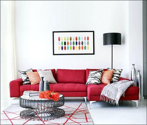 Red And Brown Living Room Decor Ideas - Living Room : Home Decorating ...