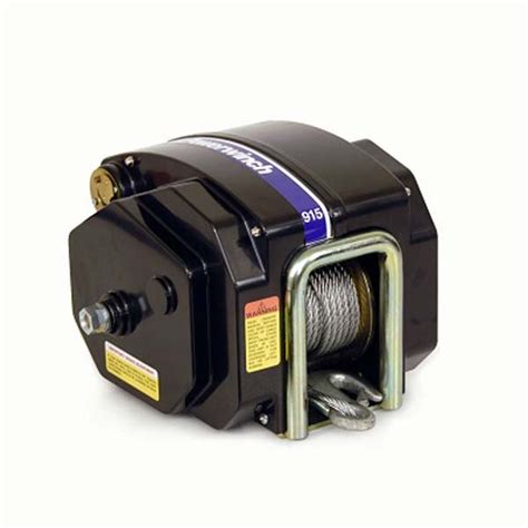 Powerwinch 12V Marine Boat Trailer Winch 915, 9500 lb