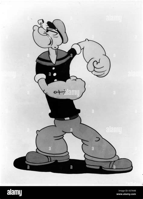 Popeye Black and White Stock Photos & Images - Alamy