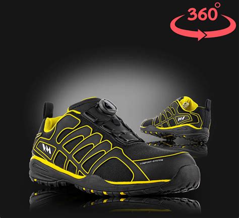 Occupational, safety and outdoor shoes BOA® Fit System