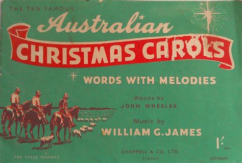 The Ten Famous Australian Christmas Carols da Wheeler, John. James, William G. Music By.: Very ...