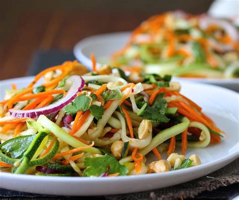 Vietnamese Zucchini and Carrot Salad with Peanuts | Karen's Kitchen Stories