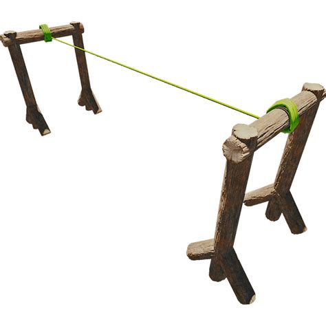 Freestanding Zipline - Official The Forest Wiki