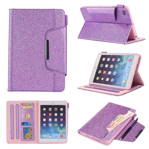 For iPad Mini Case Cover Luxury Flip Folio Stand Magnetic Smart Tablet Case for Apple iPad Mini ...