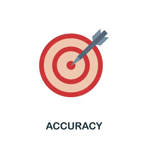 Premium Vector | Accuracy icon simple element from core values collection creative accuracy icon ...