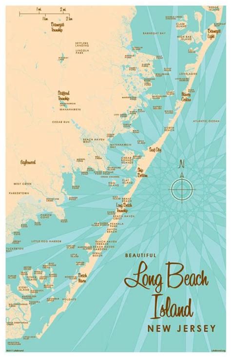 Long Beach Island Map | Beach Map