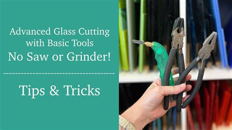 How to cut glass without a saw or grinder | Glass cutting tips and ...