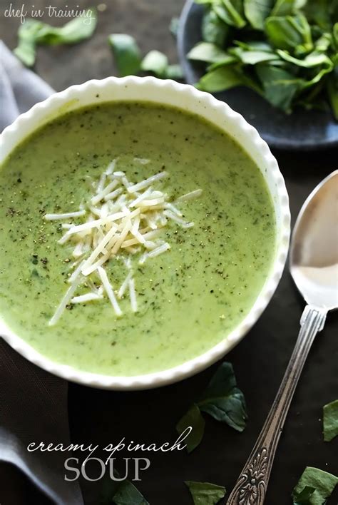 Creamy Spinach Soup - Chef in Training