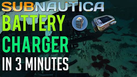 lancering overhemd Plantage subnautica battery charger Blootstellen Genre Vlak