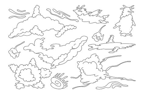 Vector Animal Shaped Cloud Set Stock Illustration - Download Image Now - iStock