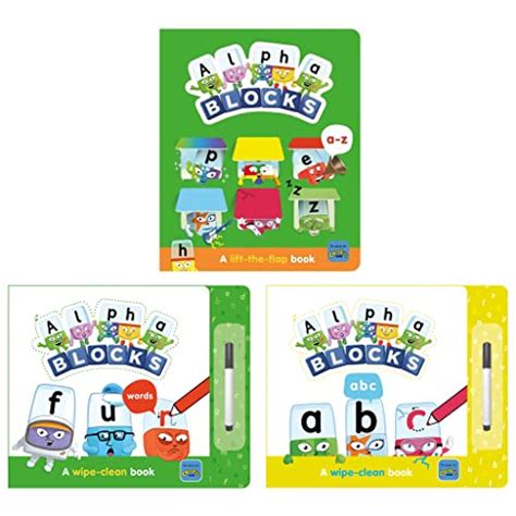 Buy Alphablocks Series 3 Books Collection Set (Alphablocks A-Z Phonics ...