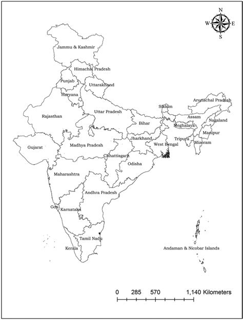 Indian Map With States And Union Territories - Uf Calendar Spring 2024