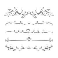 Flower Dividers Clipart