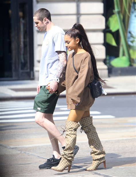 Ariana Grande With Her Boyfriend Pete Davidson - New York City 06/18 ...