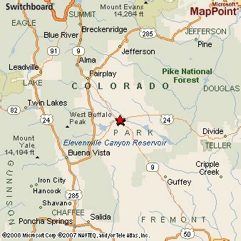 Where is Hartsel, Colorado? see area map & more