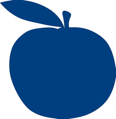 Blue Apple Leaf · Free vector graphic on Pixabay