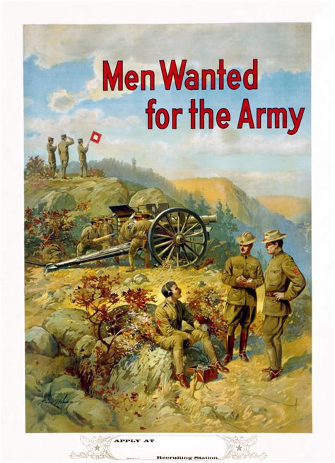 WWI US Army recrt. poster rstn by AdamCuerden on DeviantArt