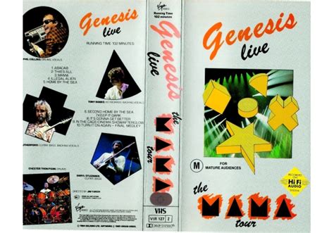 Genesis Live: The Mama Tour (1984) on Virgin (Australia VHS videotape)