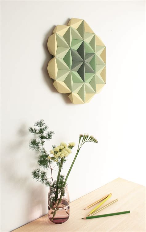 Green Origami Wall Art Paper Wall Decor Origami Decor - Etsy