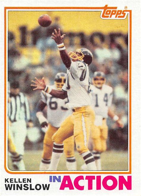 1982 Topps #242 Kellen Winslow Chargers IA NM-MT | eBay