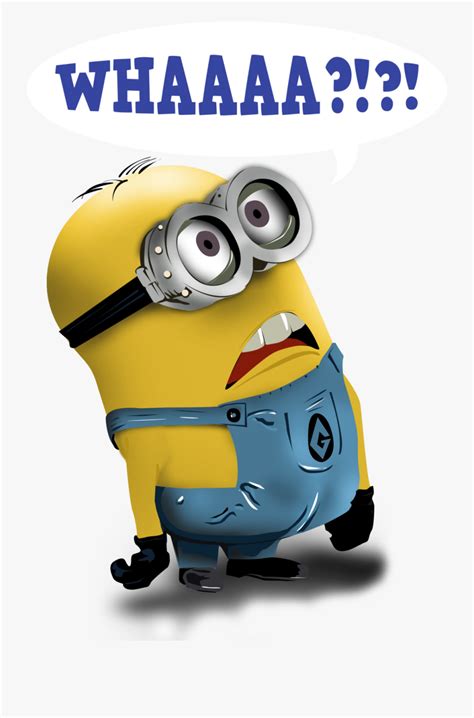 Collection Of Free Minions - Confused Minion , Free Transparent Clipart - ClipartKey