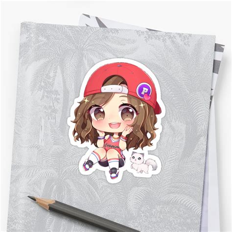 "Pokimane Fanart" Sticker by f4phoenix | Redbubble