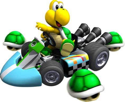 Mario Kart (Wii) Artwork including a massive selection of characters and karts