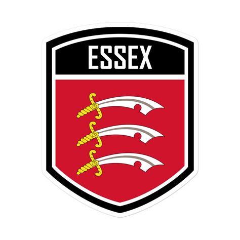 Essex County England Flag Emblem Stickers - Etsy