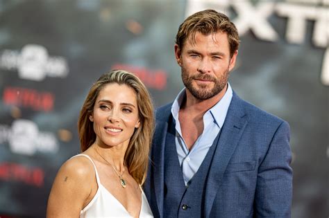 Elsa Pataky and Chris Hemsworth – “Tyler Rake: Extraction 2” Netflix ...