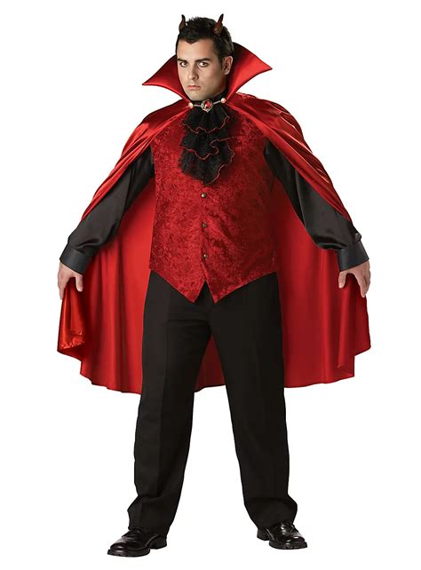 Mens Devil Costumes Halloween Hooded Evil Horror Demon Costume Fire frame Robe Halloween Cosplay ...