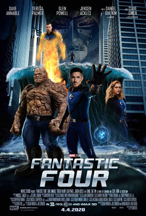 Marvel's Fantastic Four Movie Poster #2 | Marvel avengers movies ...