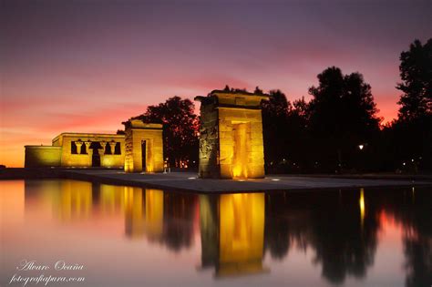 Sunset in Temple of Debod Madrid by fotografiapura #ErnstStrasser #Spanien #Spain