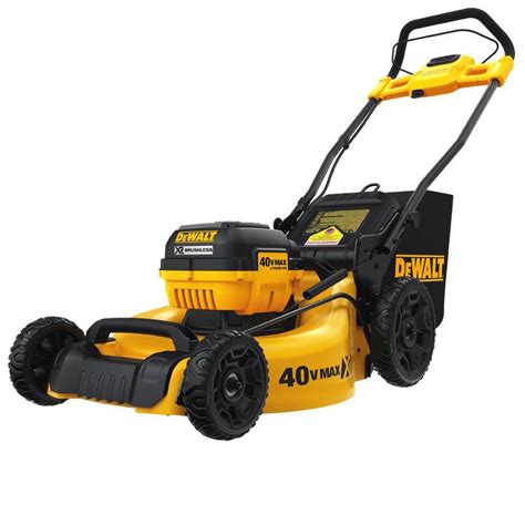 DEWALT XR 40-volt Max Brushless Lithium Ion 20-in Push Cordless ...