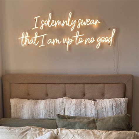 Custom Neon Sign Inspirational Quote Neon Sign Bedroom LED Neon Sign ...