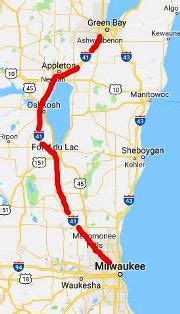 Hwy 41 Wisconsin Map - London Top Attractions Map