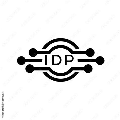 IDP letter logo. IDP best white background vector image. IDP Monogram logo design for ...