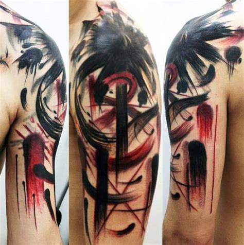 Top 80 Best Abstract Tattoos For Men - Artistic Designs