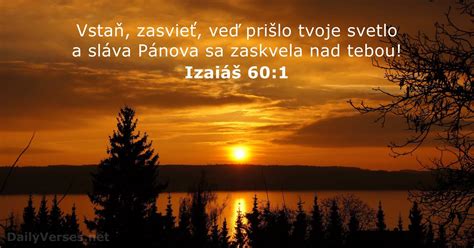 Izaiáš 60:1 - Biblický verš - DailyVerses.net