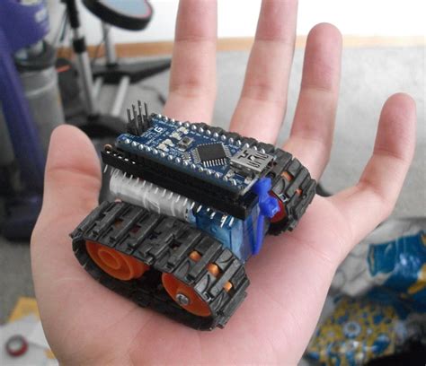 Arduino Nano-Based Microbot: Building a Tiny Robotic Wonder