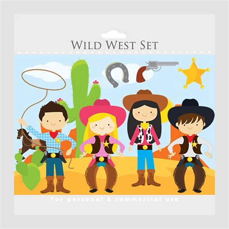 Wild West Clipart Cowboy Clip Art, Cowgirls, Cowboys, Horse, Lasso ...