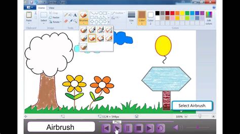 MS Paint Demonstration - YouTube