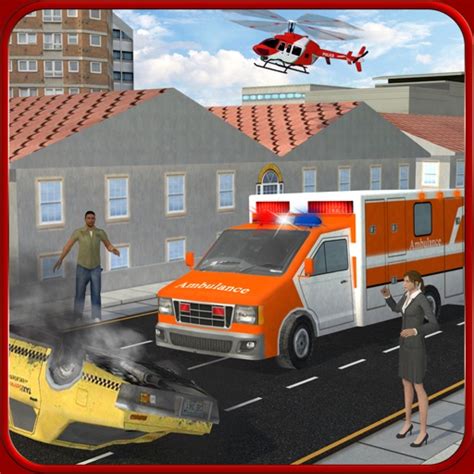 911 Emergency Ambulance Driver Duty: Fire-Fighter Truck Rescue by Techving