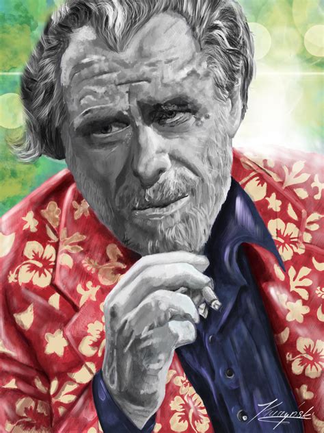 Art: Charles Bukowski, Me, ProCreate 2020 : r/bukowski