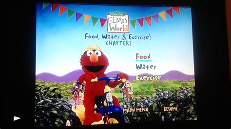 Elmo's World Food, Water & Exercise Menu Walkthrough - YouTube