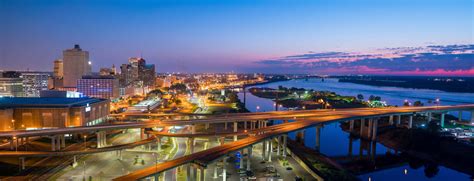 Aerial view of downtown Memphis | Vibration Analysis : Infrared : CBM ...