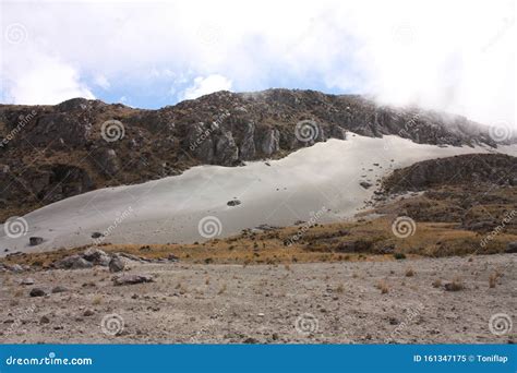 Glacier Volcano Nevado Del Ruiz, in Los Nevados National Natural Park Stock Image - Image of ...