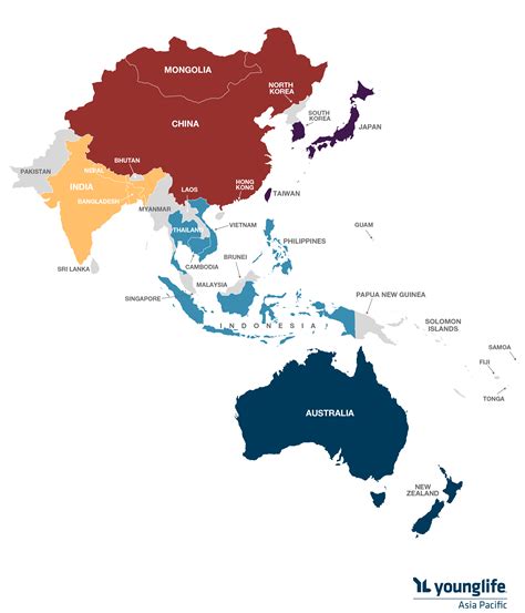 Asia Map PNG