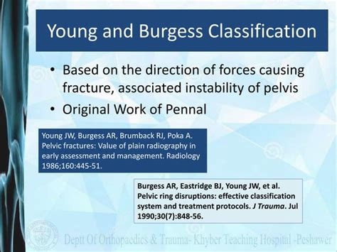 Pelvic fracture classification | PPT